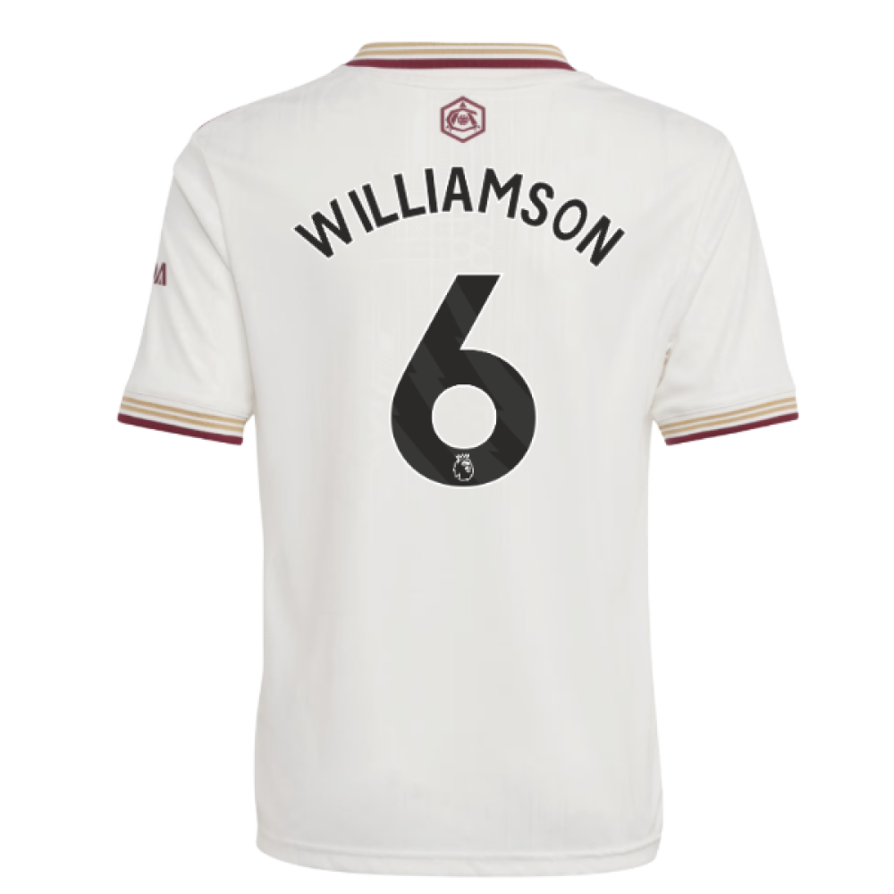 2025-2026 Arsenal Third Shirt (Kids) (Williamson 6)
