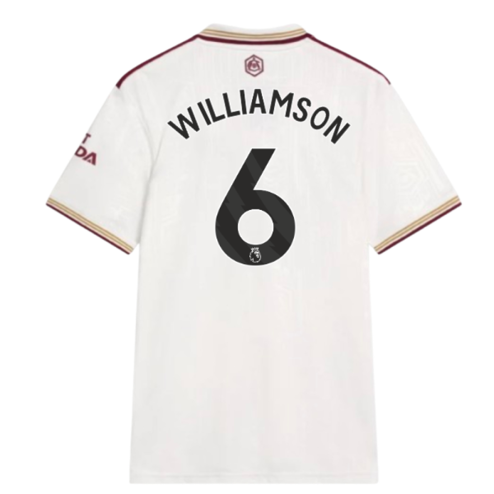 2025-2026 Arsenal Third Shirt (Williamson 6)