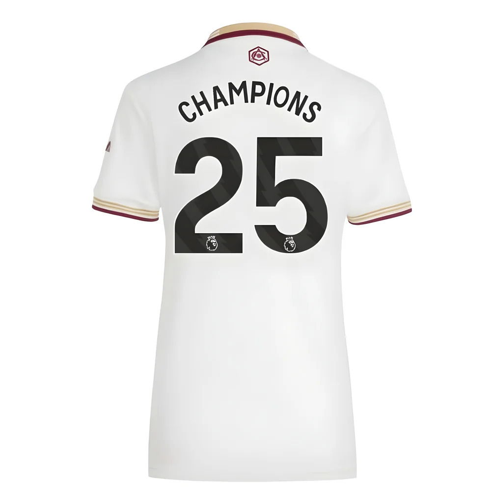 2025-2026 Arsenal Third Shirt (Womens) (Champions 25)