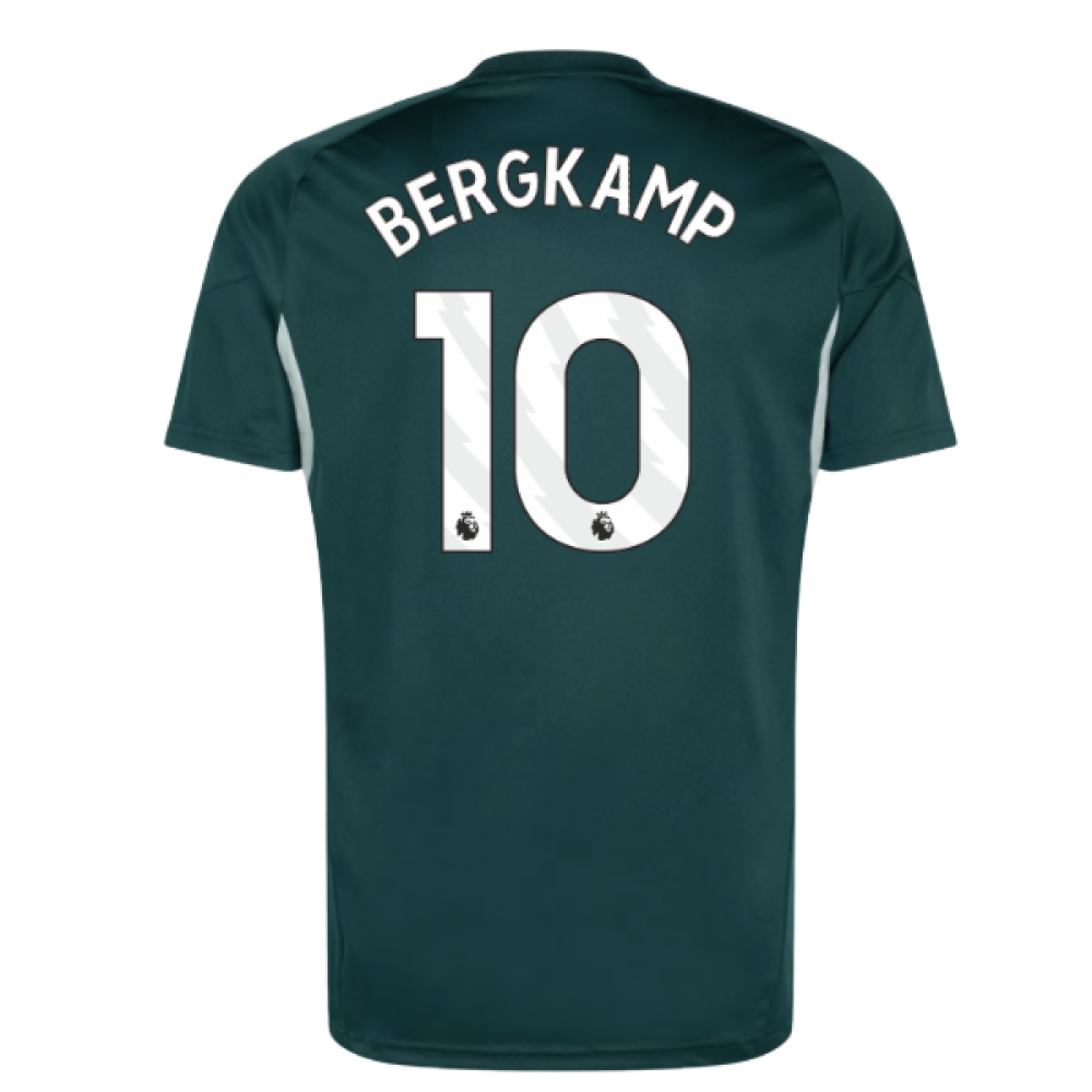 2025-2026 Arsenal Training Jersey (Aurora Ivy) (Bergkamp 10)