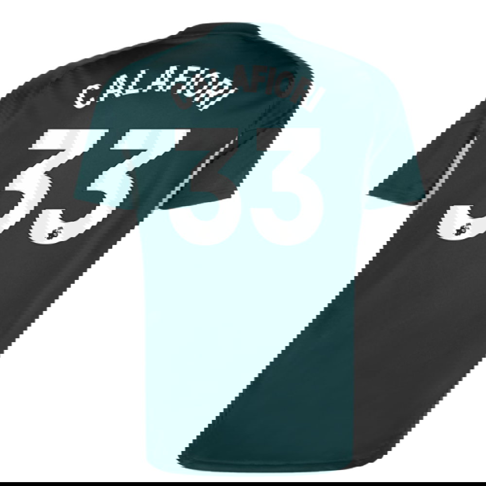 2025-2026 Arsenal Training Jersey (Aurora Ivy) (Calafiori 33)