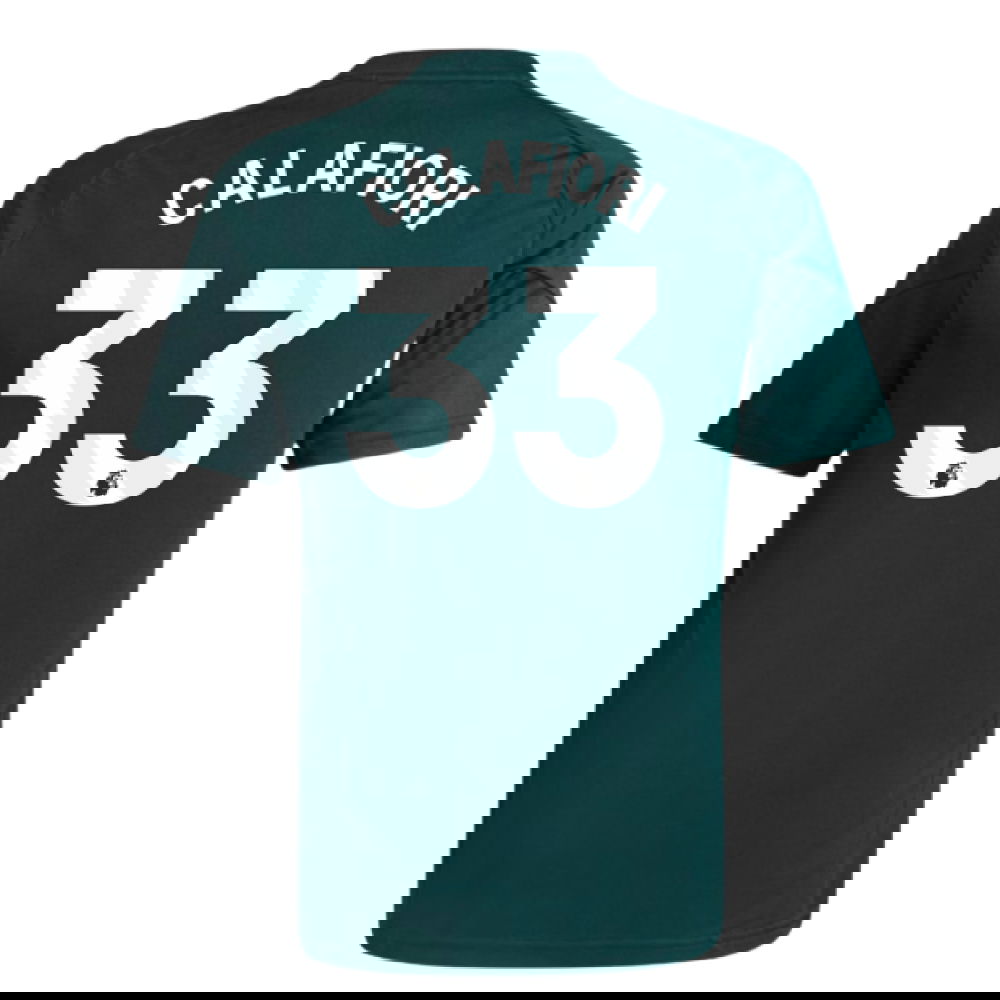 2025-2026 Arsenal Training Jersey (Aurora Ivy) - Kids (Calafiori 33)