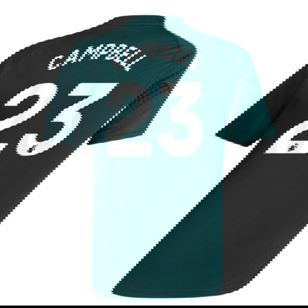 2025-2026 Arsenal Training Jersey (Aurora Ivy) - Kids (Campbell 23)