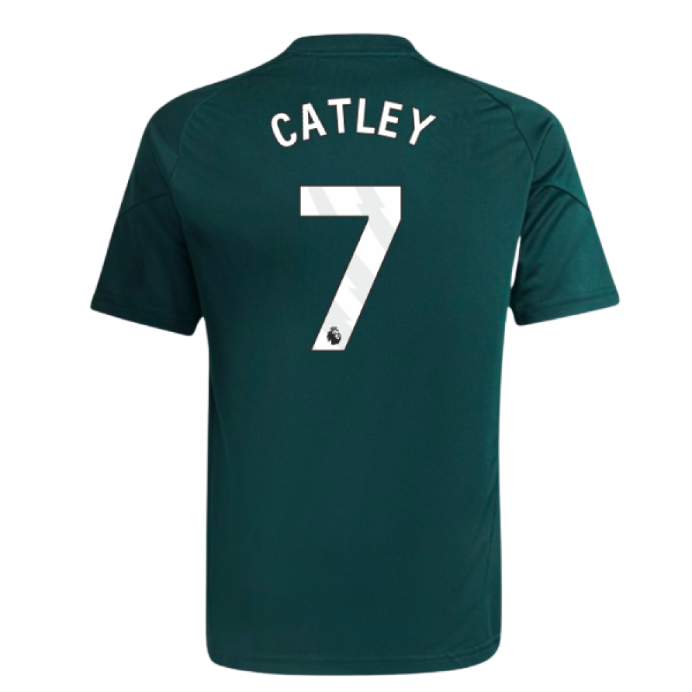 2025-2026 Arsenal Training Jersey (Aurora Ivy) - Kids (Catley 7)