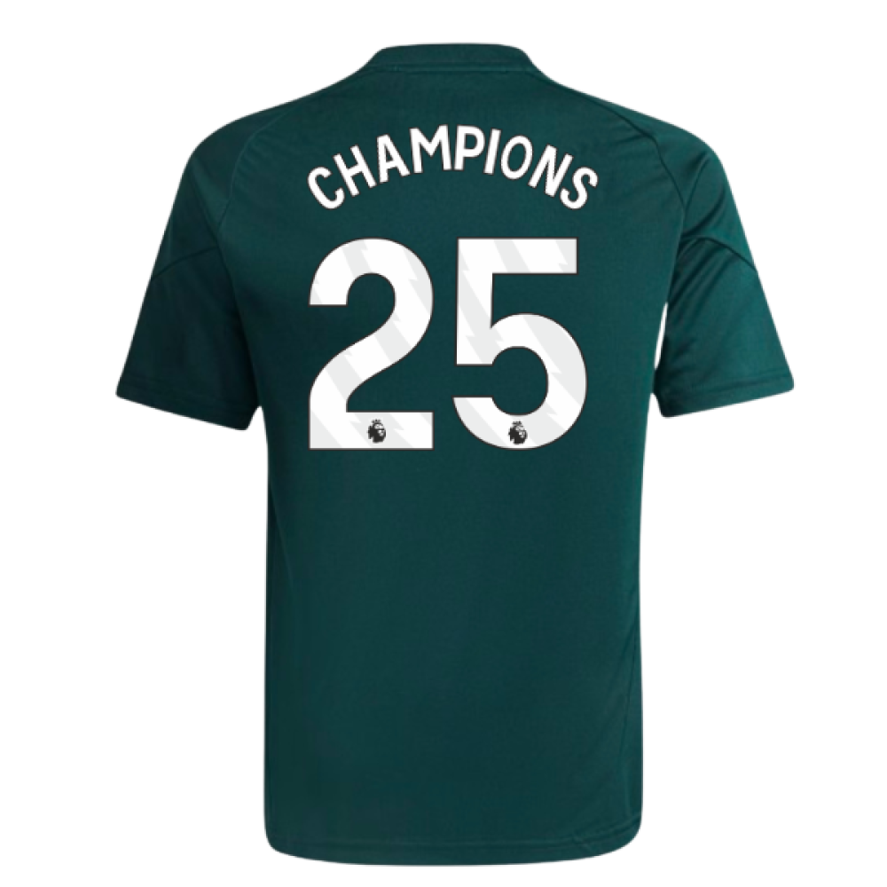 2025-2026 Arsenal Training Jersey (Aurora Ivy) - Kids (Champions 25)