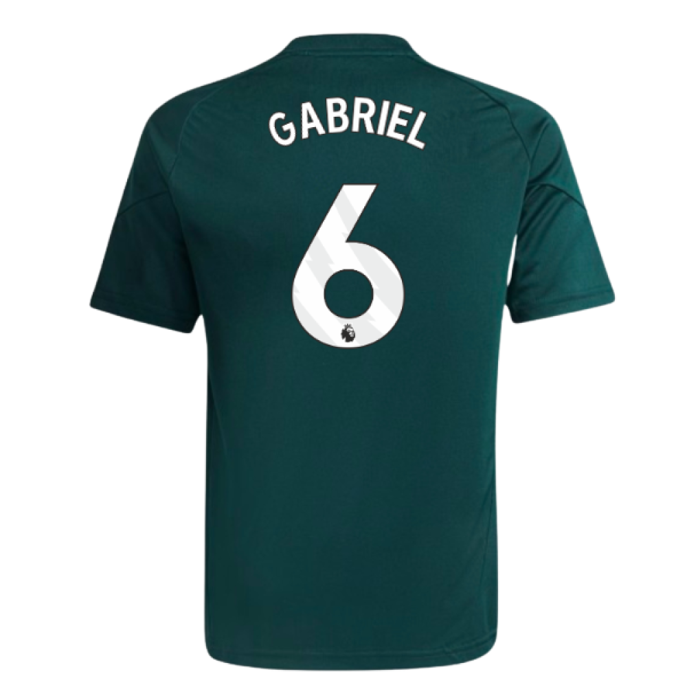 2025-2026 Arsenal Training Jersey (Aurora Ivy) - Kids (Gabriel 6)