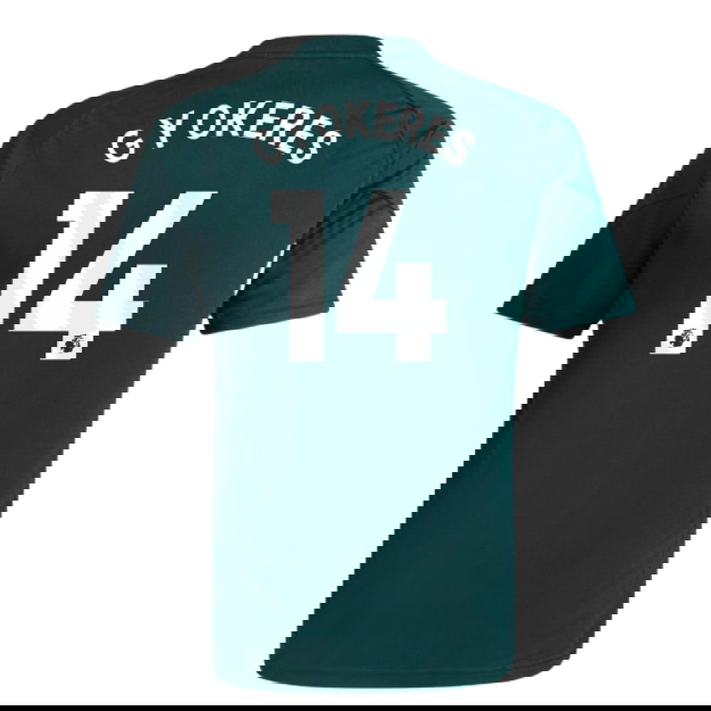 2025-2026 Arsenal Training Jersey (Aurora Ivy) - Kids (Gyokeres 14)