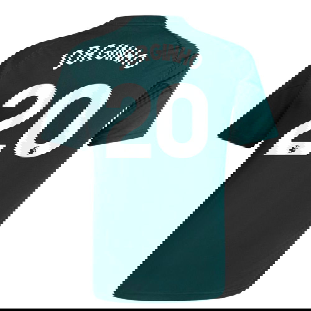 2025-2026 Arsenal Training Jersey (Aurora Ivy) - Kids (Jorginho 20)