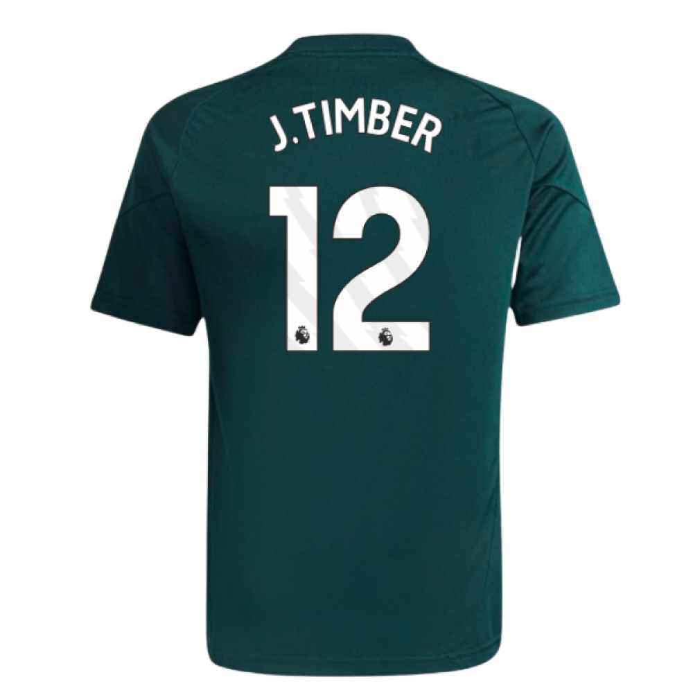 2025-2026 Arsenal Training Jersey (Aurora Ivy) - Kids (J.Timber 12)