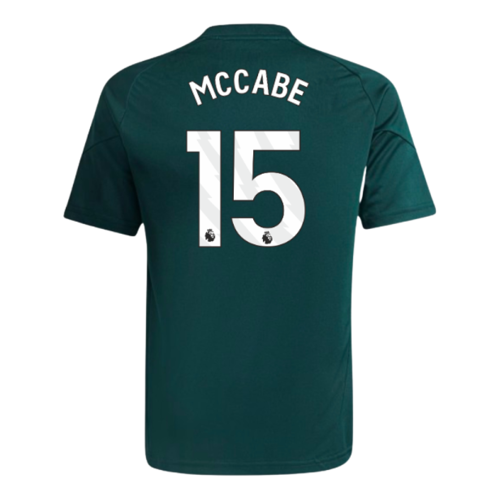 2025-2026 Arsenal Training Jersey (Aurora Ivy) - Kids (McCabe 15)