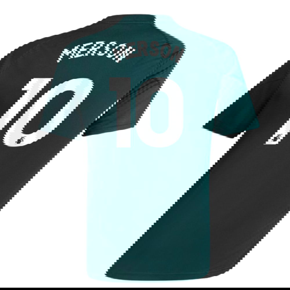 2025-2026 Arsenal Training Jersey (Aurora Ivy) - Kids (Merson 10)