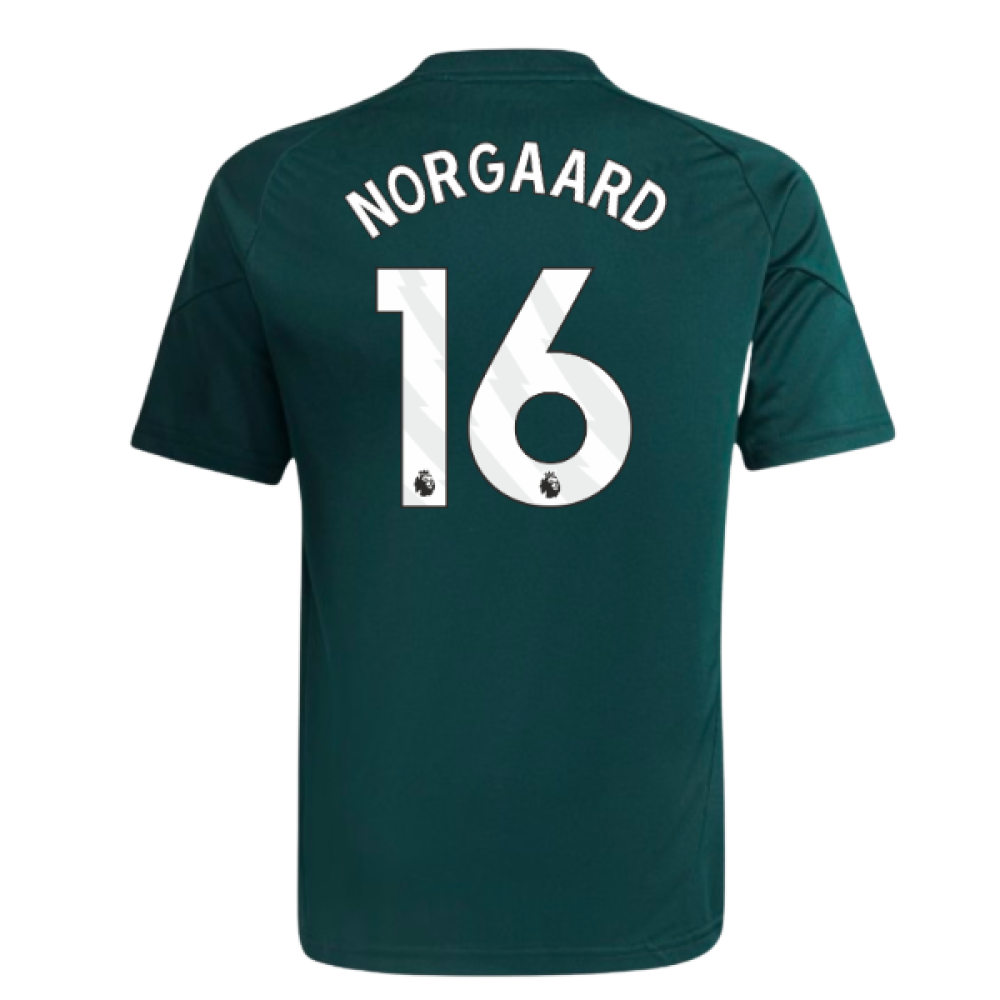 2025-2026 Arsenal Training Jersey (Aurora Ivy) - Kids (Norgaard 16)