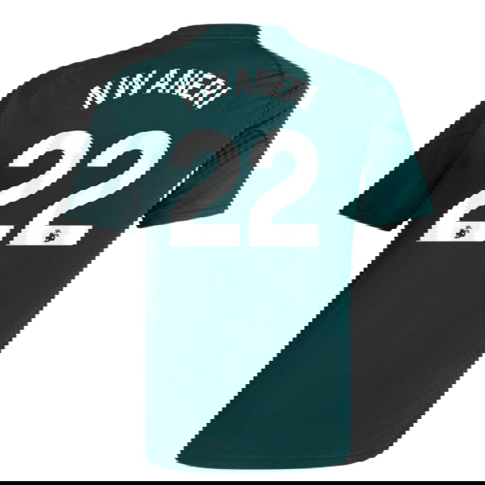 2025-2026 Arsenal Training Jersey (Aurora Ivy) - Kids (Nwaneri 22)