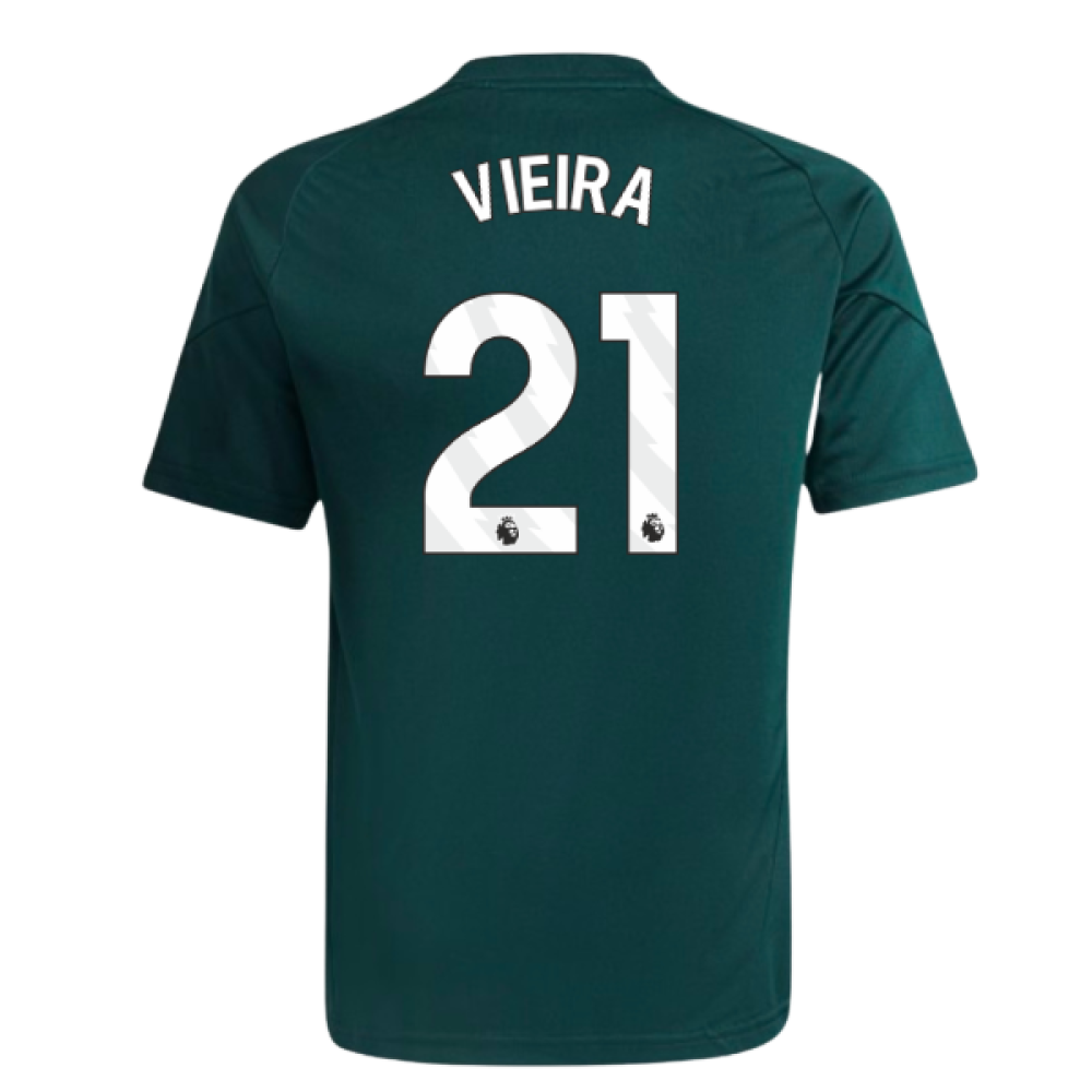 2025-2026 Arsenal Training Jersey (Aurora Ivy) - Kids (Vieira 21)