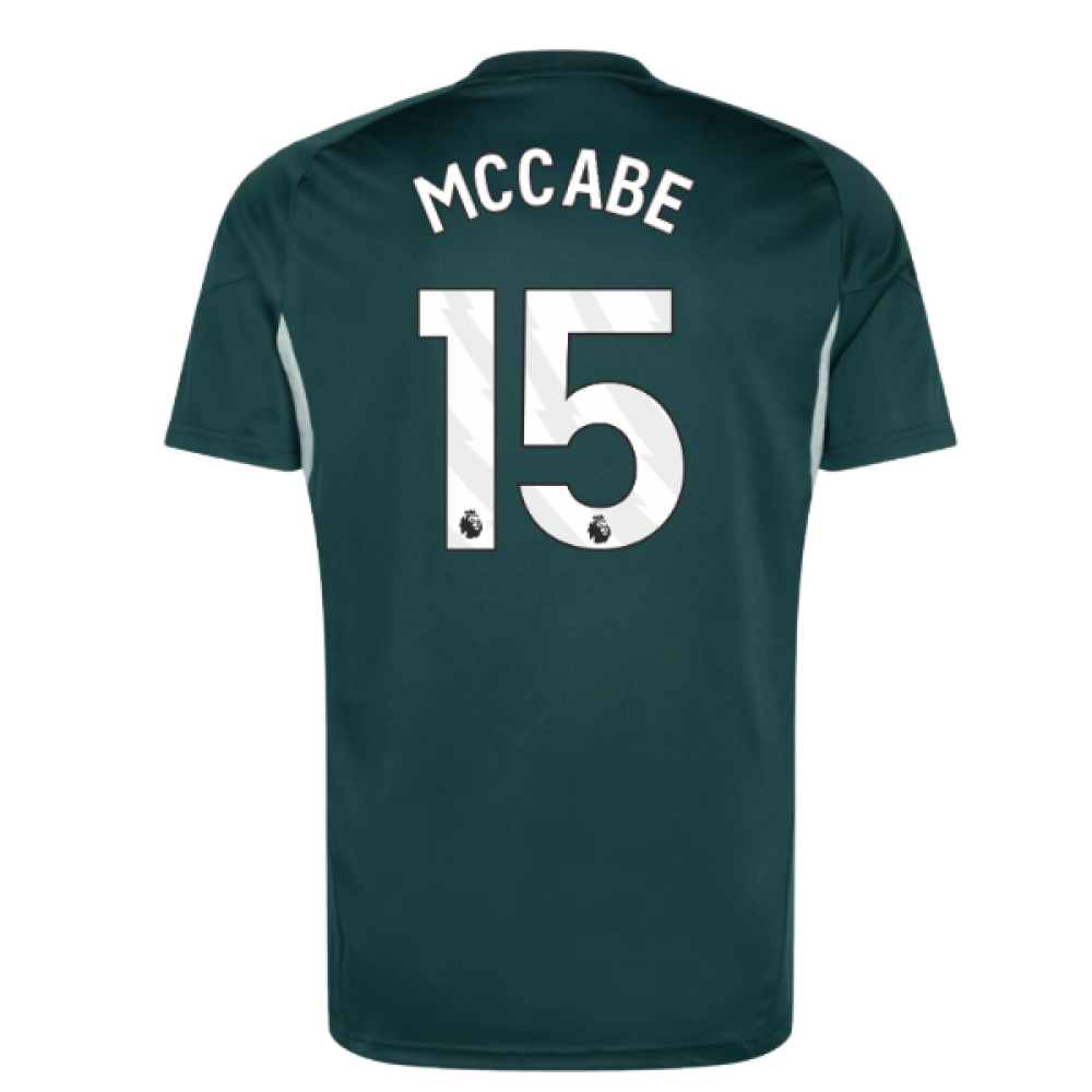 2025-2026 Arsenal Training Jersey (Aurora Ivy) (McCabe 15)