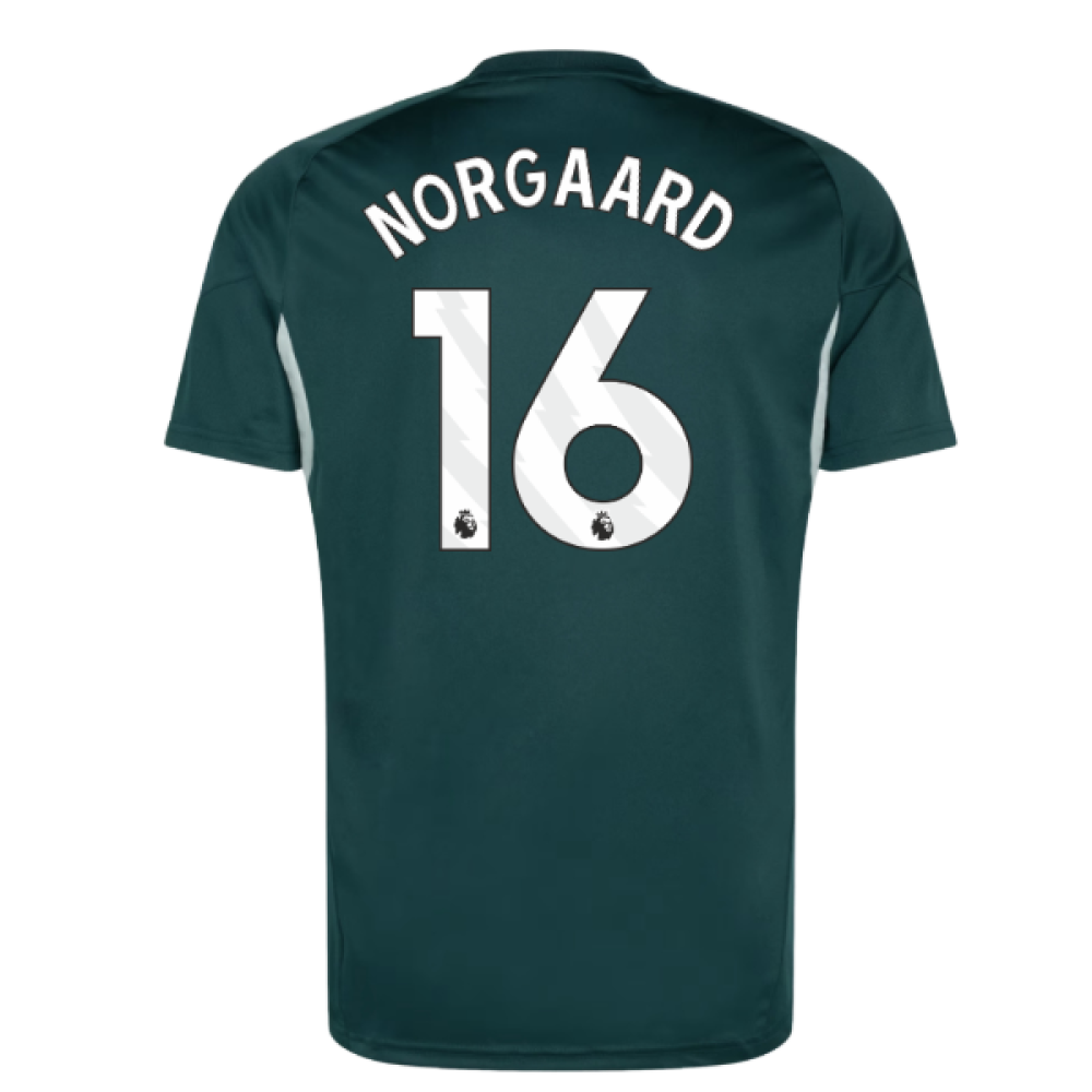2025-2026 Arsenal Training Jersey (Aurora Ivy) (Norgaard 16)