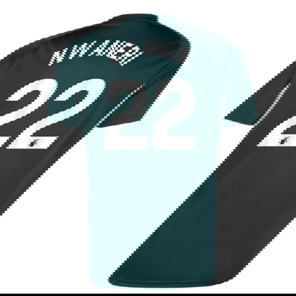 2025-2026 Arsenal Training Jersey (Aurora Ivy) (Nwaneri 22)