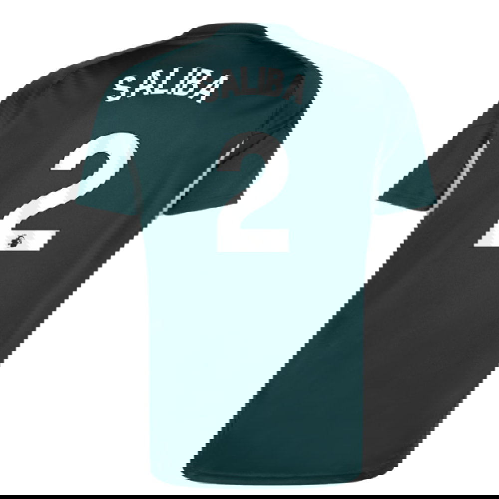 2025-2026 Arsenal Training Jersey (Aurora Ivy) (Saliba 2)