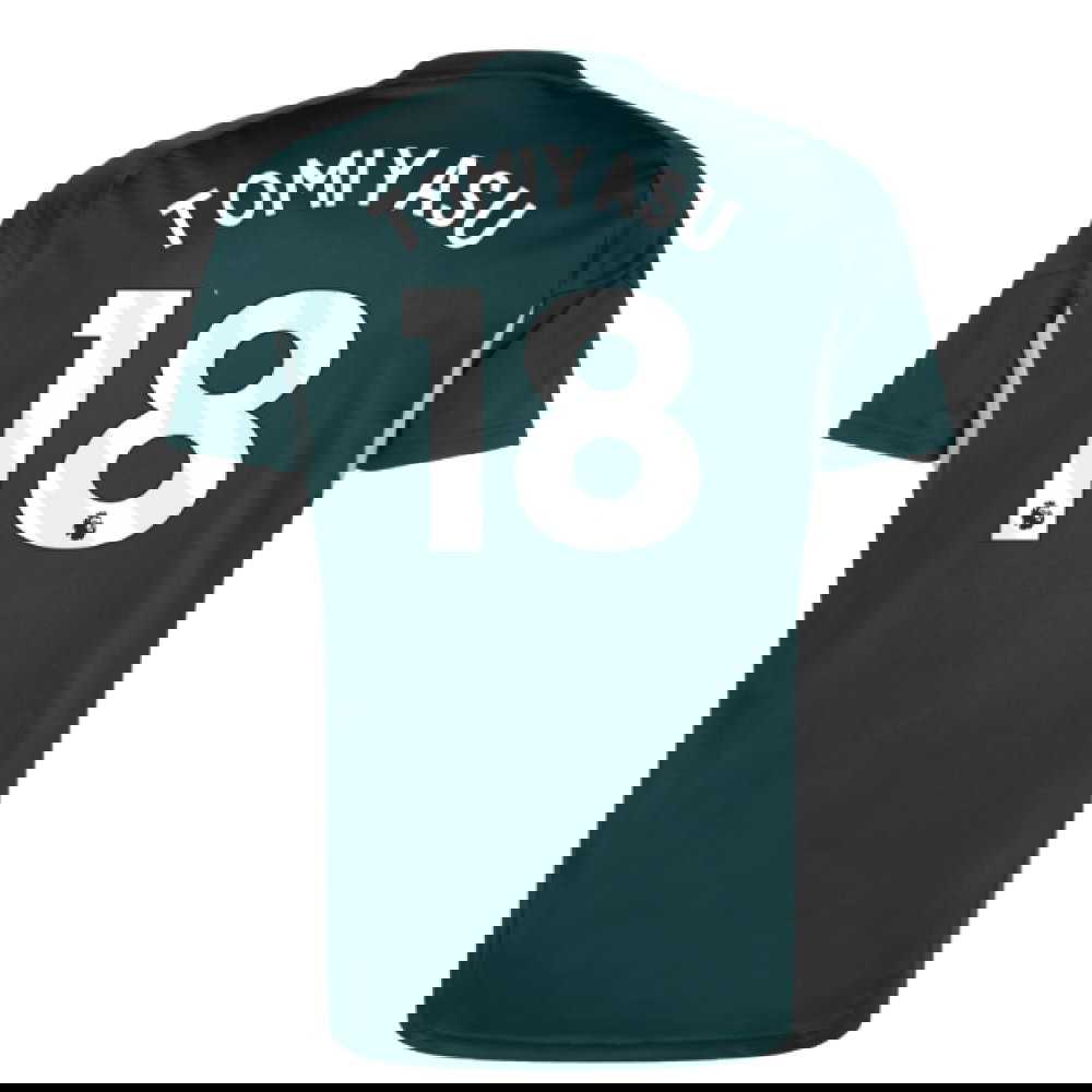 2025-2026 Arsenal Training Jersey (Aurora Ivy) (Tomiyasu 18)
