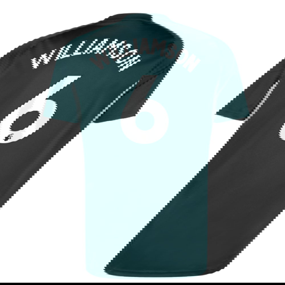 2025-2026 Arsenal Training Jersey (Aurora Ivy) (Williamson 6)