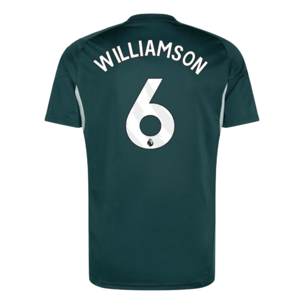 2025-2026 Arsenal Training Jersey (Aurora Ivy) (Williamson 6)