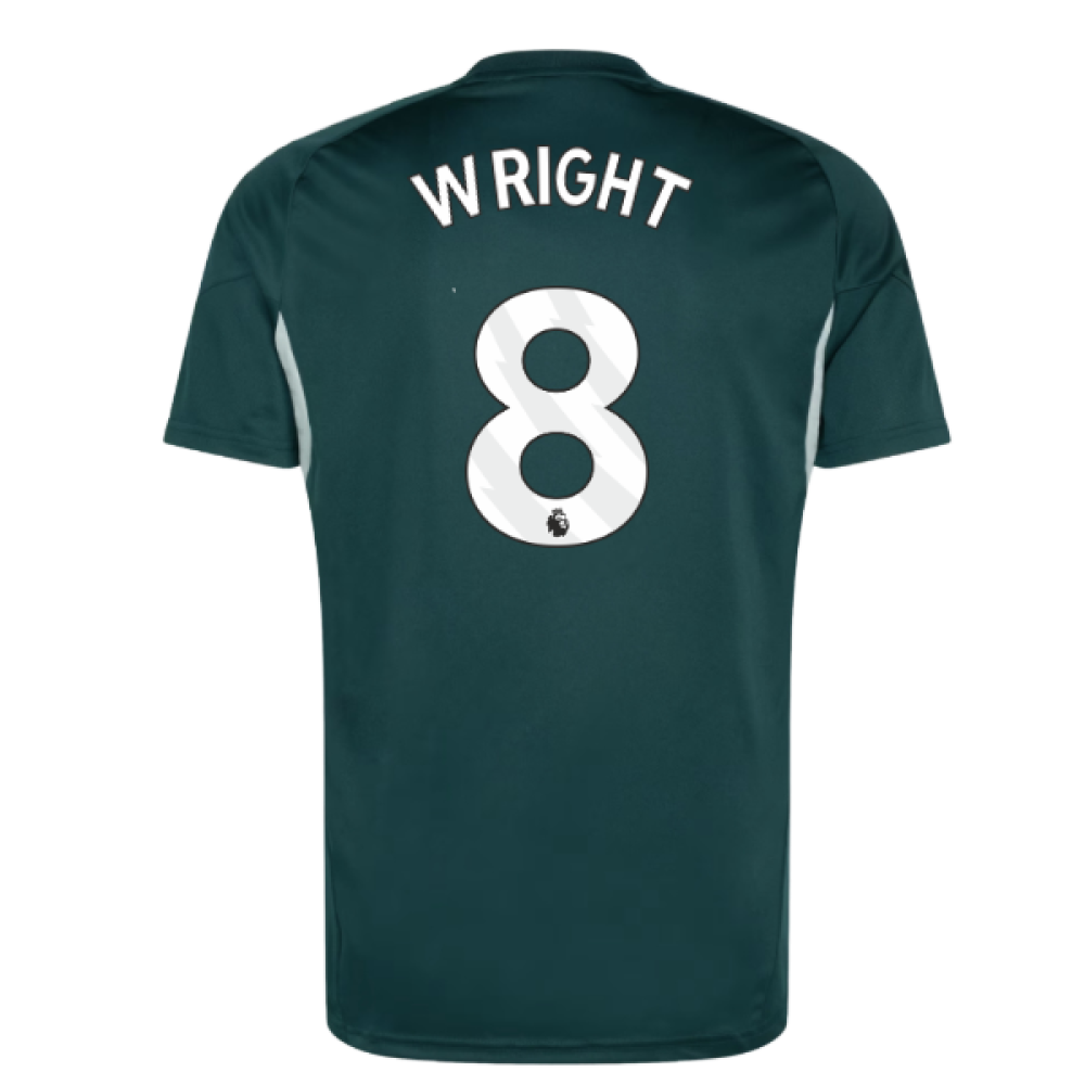 2025-2026 Arsenal Training Jersey (Aurora Ivy) (Wright 8)