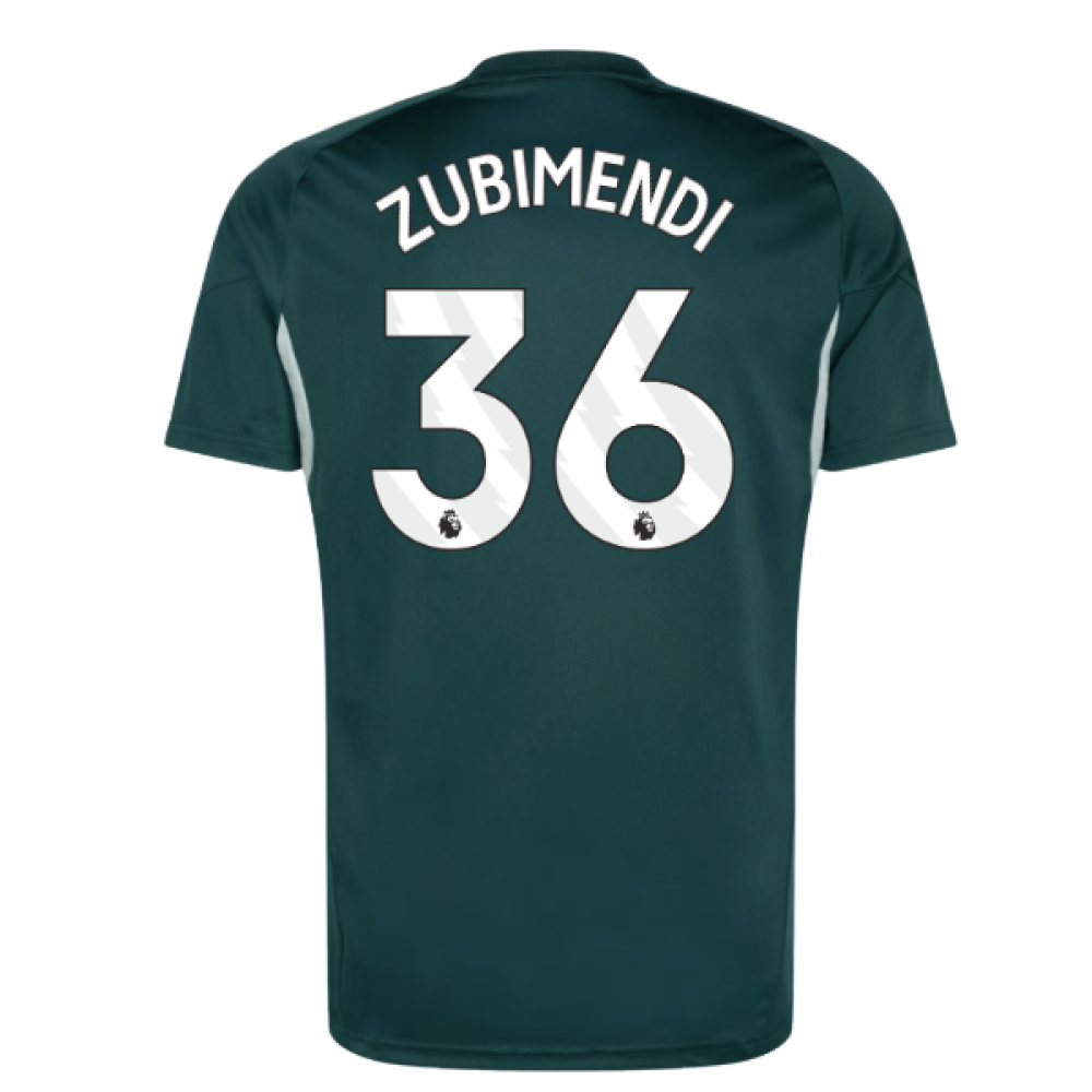 2025-2026 Arsenal Training Jersey (Aurora Ivy) (Zubimendi 36)