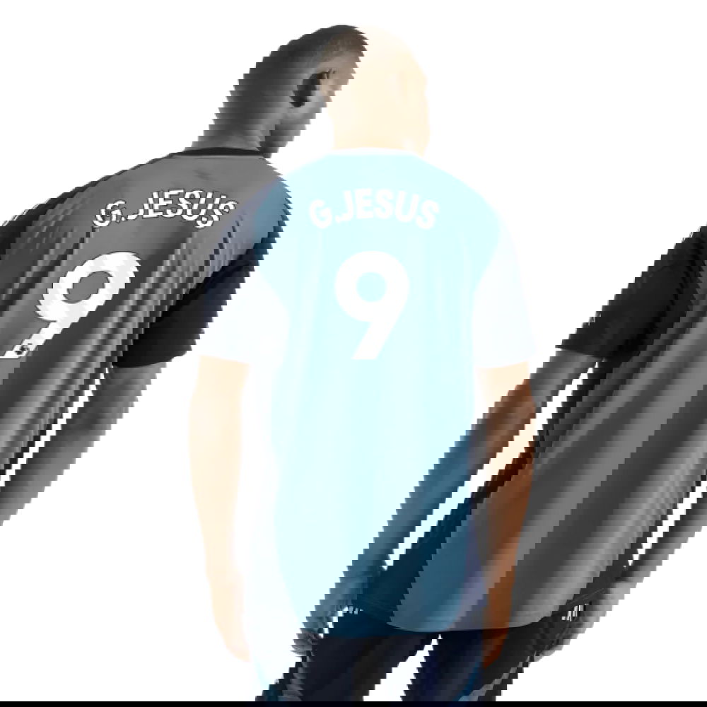 2025-2026 Arsenal Training Shirt (Blanch Blue) (G.Jesus 9)