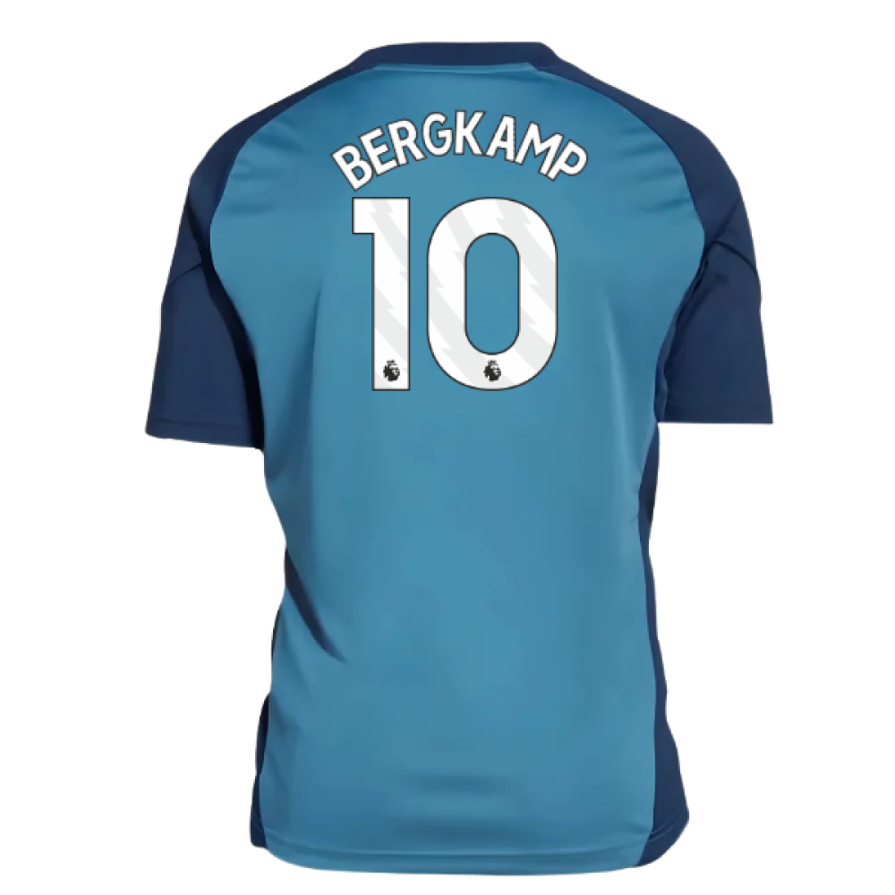 2025-2026 Arsenal Training Shirt (Blanch Blue) - Kids (Bergkamp 10)