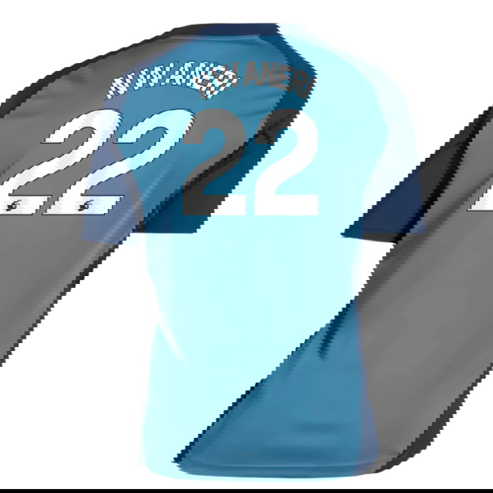 2025-2026 Arsenal Training Shirt (Blanch Blue) - Kids (Nwaneri 22)