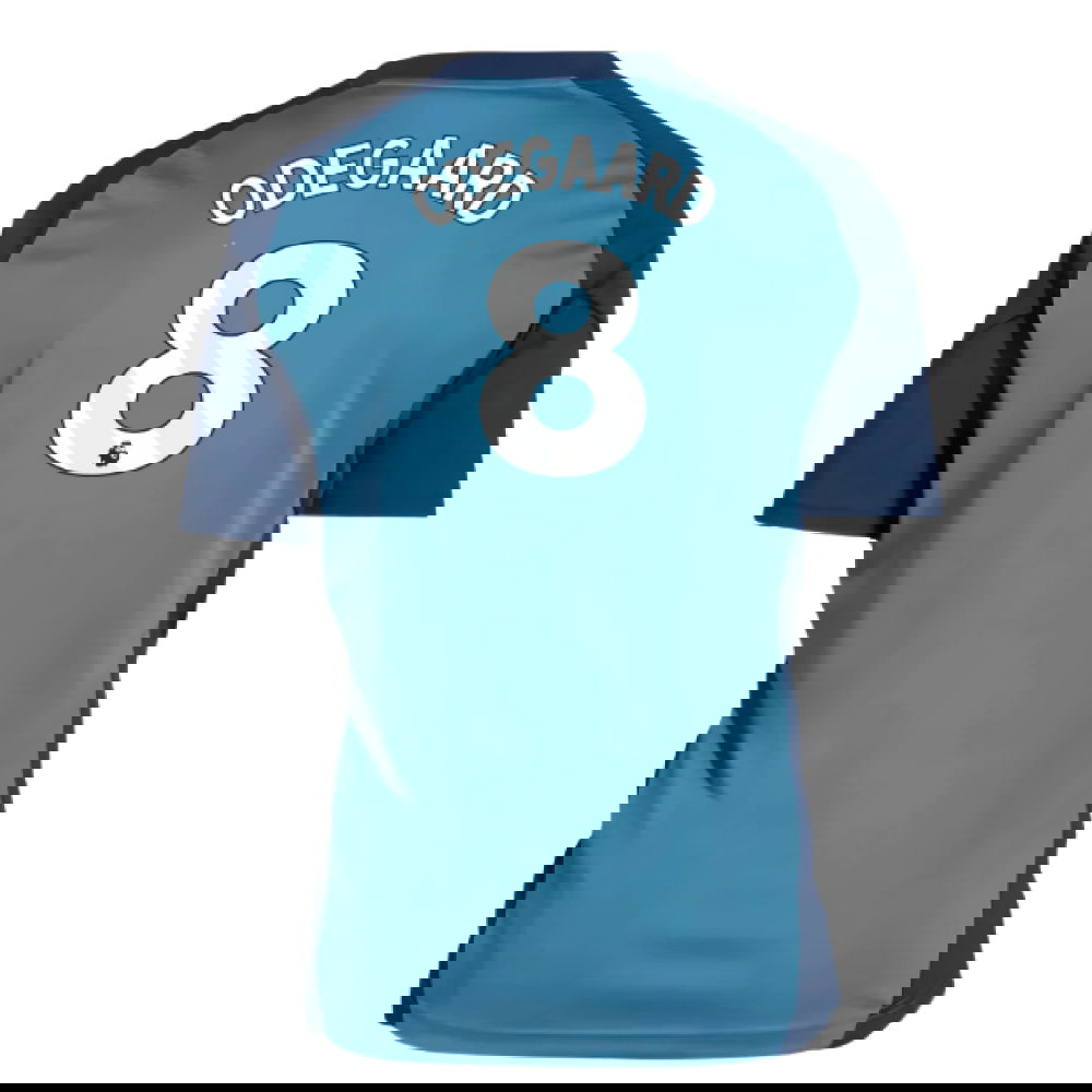 2025-2026 Arsenal Training Shirt (Blanch Blue) - Kids (Odegaard 8)