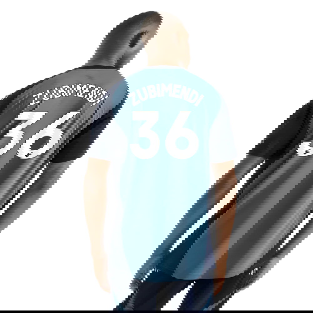 2025-2026 Arsenal Training Shirt (Blanch Blue) (Zubimendi 36)