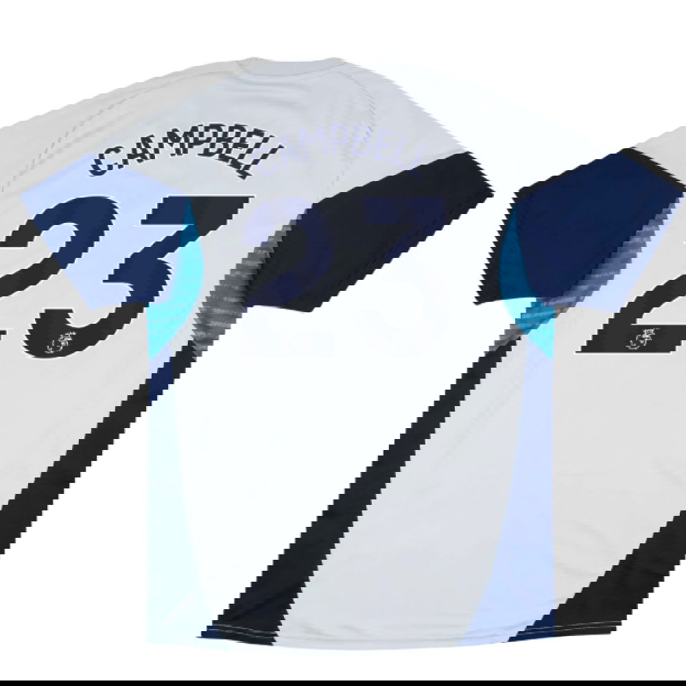 2025-2026 Arsenal Training Shirt (Grey Two) (Campbell 23)