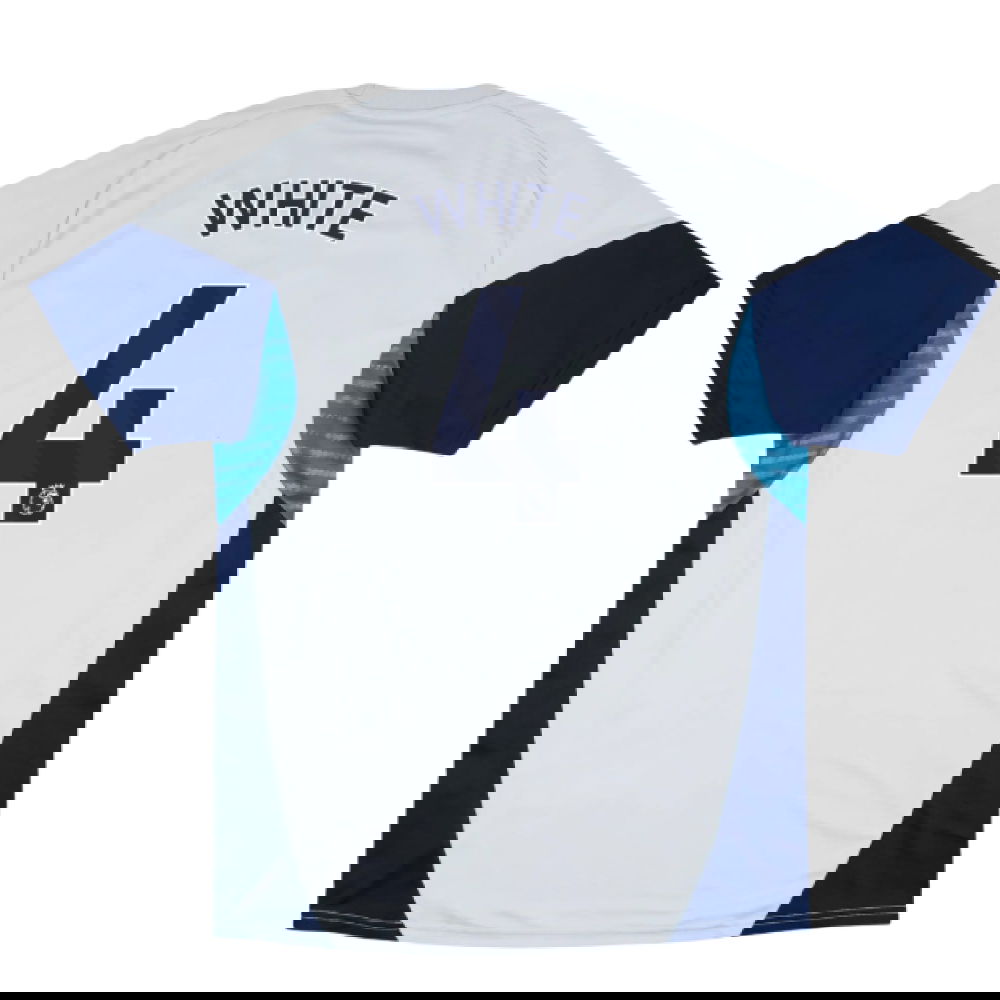 2025-2026 Arsenal Training Shirt (Grey Two) (White 4)