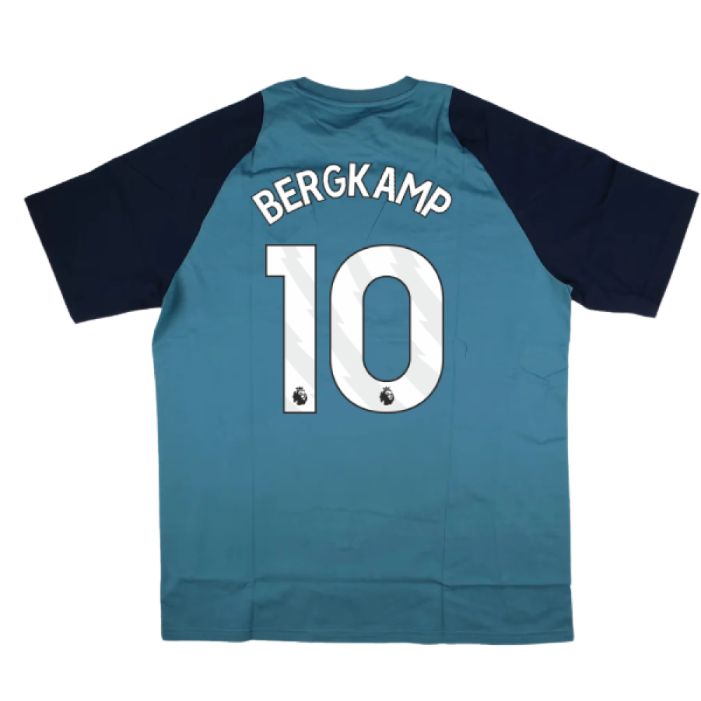 2025-2026 Arsenal Training Tee (Blanch Blue) (Bergkamp 10)