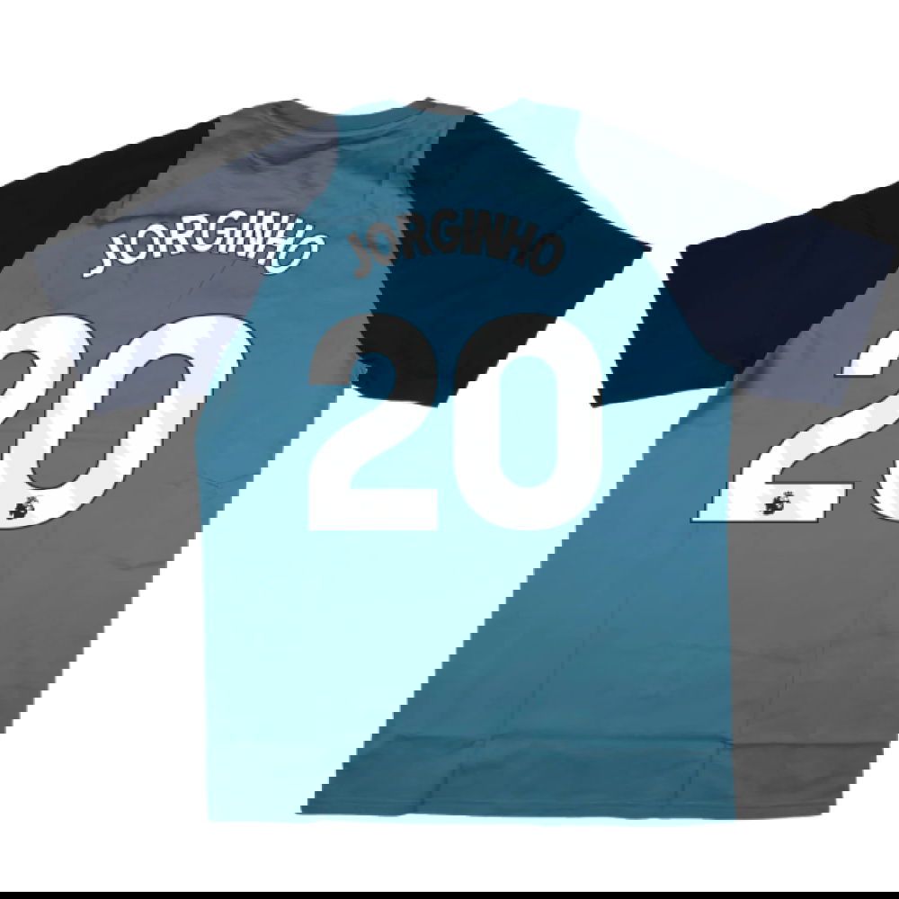 2025-2026 Arsenal Training Tee (Blanch Blue) (Jorginho 20)