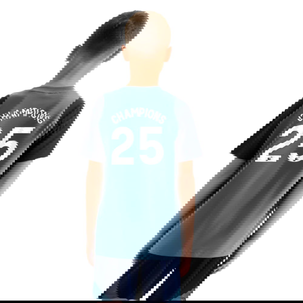 2025-2026 Arsenal Training Tee (Blanch Blue) - Kids (Champions 25)