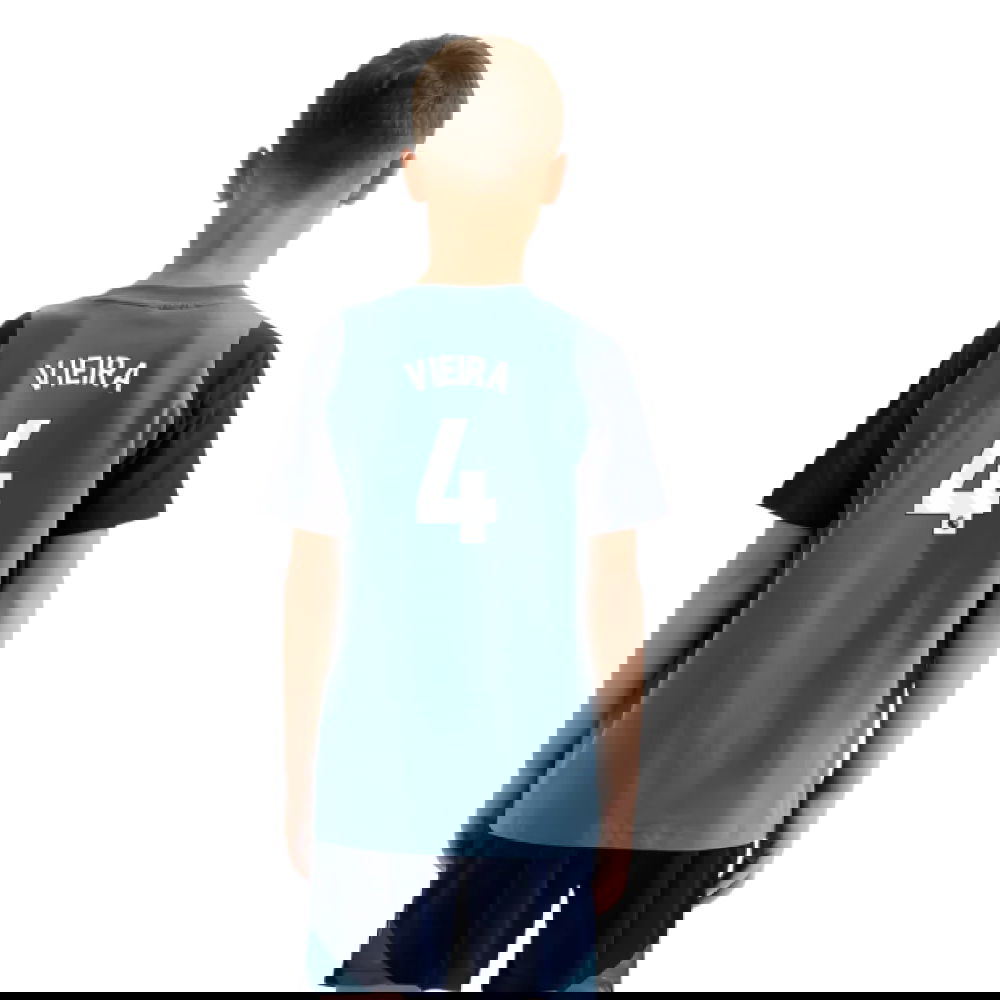 2025-2026 Arsenal Training Tee (Blanch Blue) - Kids (Vieira 4)