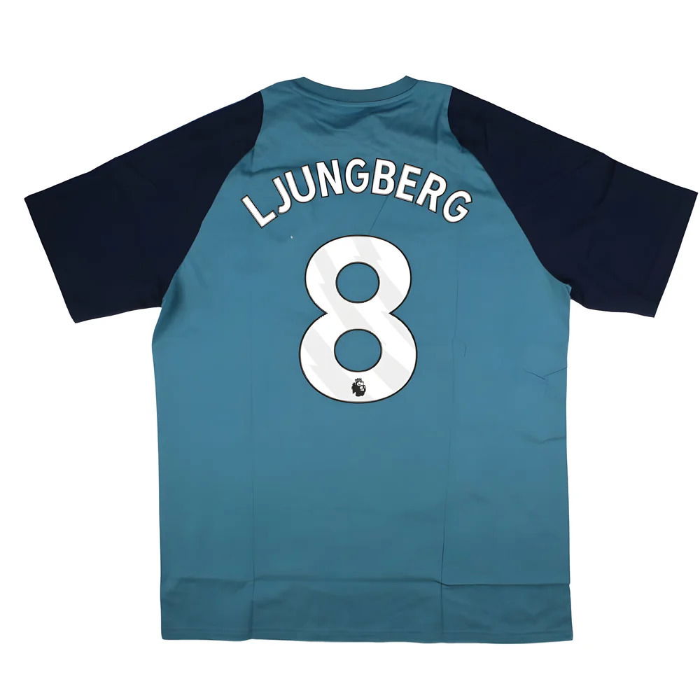 2025-2026 Arsenal Training Tee (Blanch Blue) (Ljungberg 8)