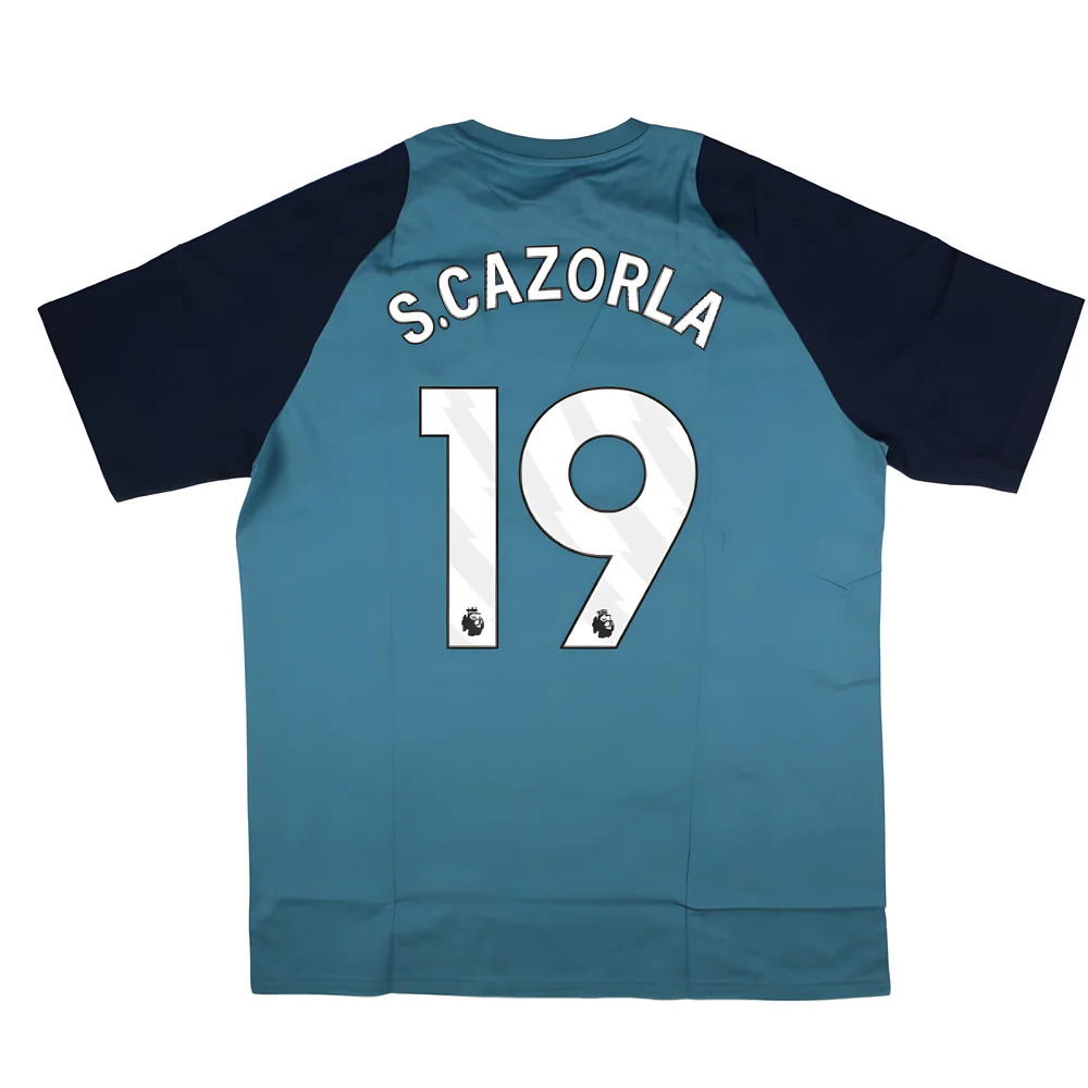 2025-2026 Arsenal Training Tee (Blanch Blue) (S.Cazorla 19)
