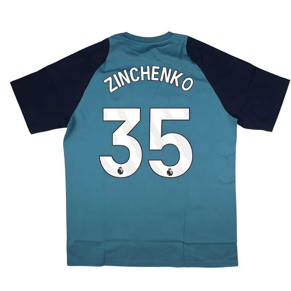 2025-2026 Arsenal Training Tee (Blanch Blue) (Zinchenko 35)