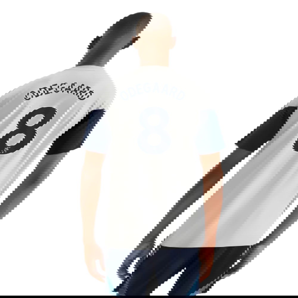 2025-2026 Arsenal Training Tee (Grey) (Odegaard 8)