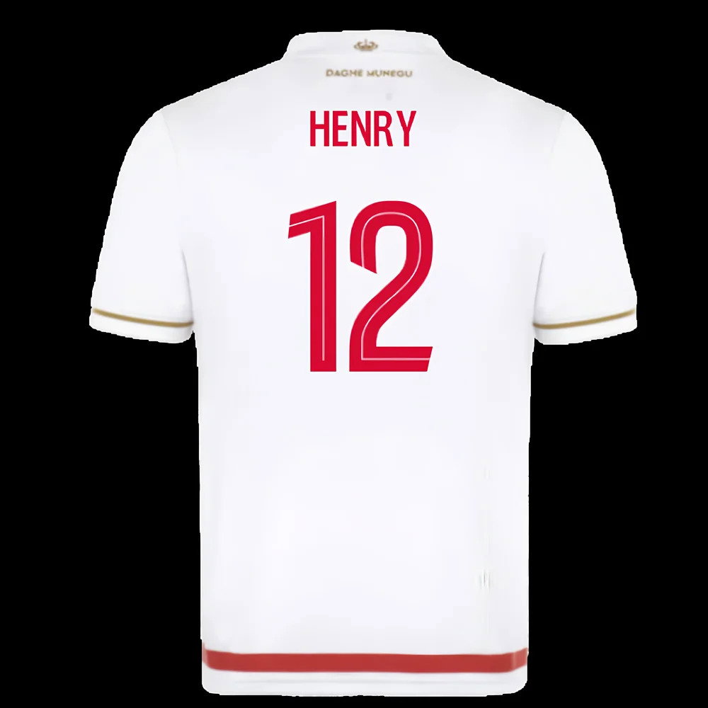 2025-2026 AS Monaco Home Shirt (Henry 12)