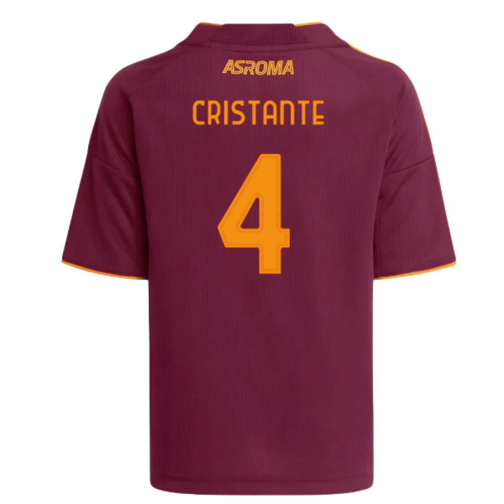 2025-2026 AS Roma Home Shirt (Kids) (Cristante 4)