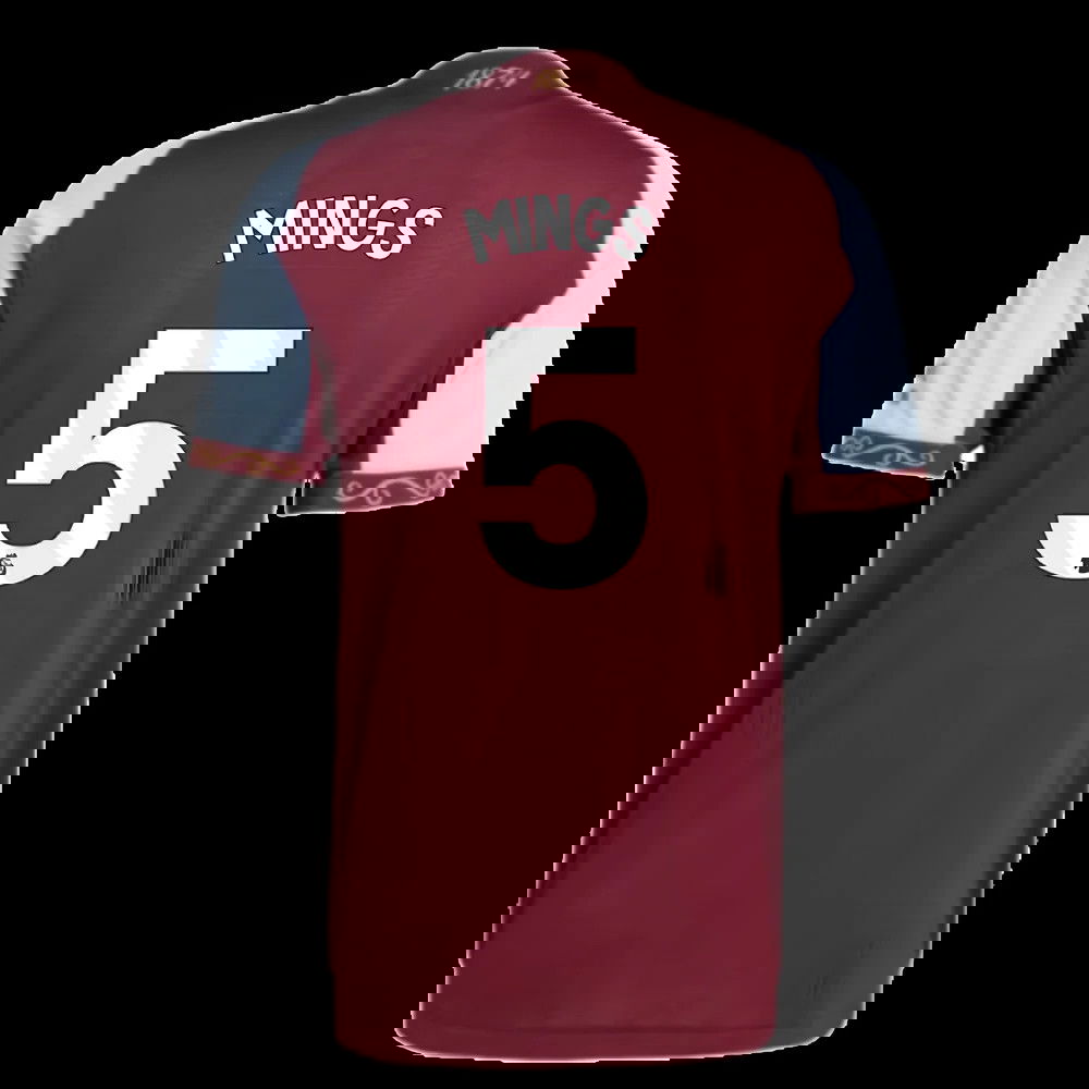 2025-2026 Aston Villa Authentic Home Shirt (Mings 5)
