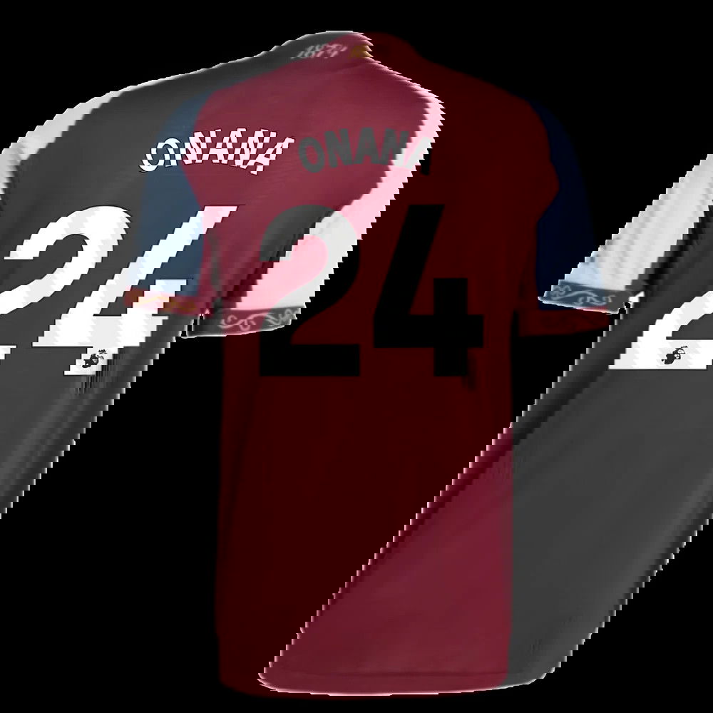 2025-2026 Aston Villa Authentic Home Shirt (Onana 24)