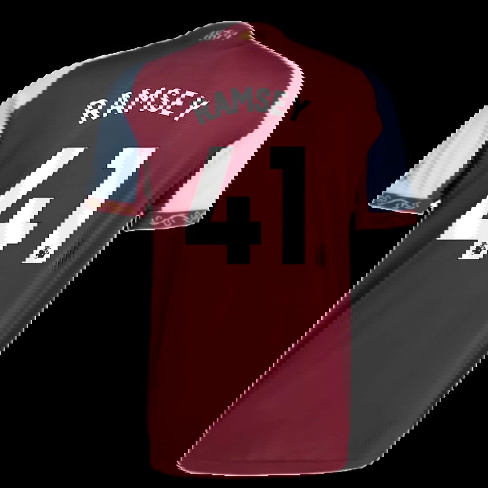 2025-2026 Aston Villa Authentic Home Shirt (Ramsey 41)