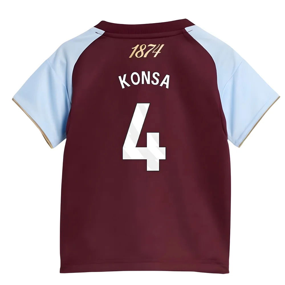 2025-2026 Aston Villa Home Baby Kit (Konsa 4)