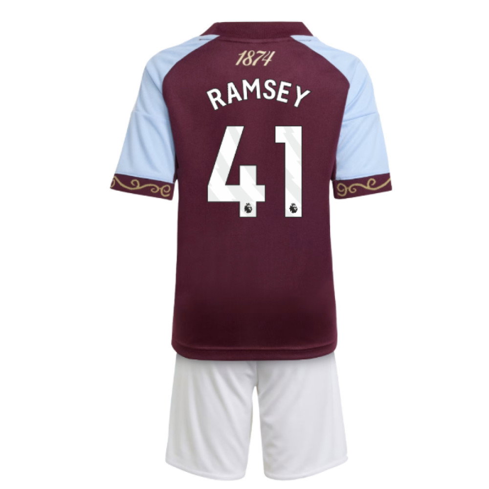 2025-2026 Aston Villa Home Mini Kit (Ramsey 41)