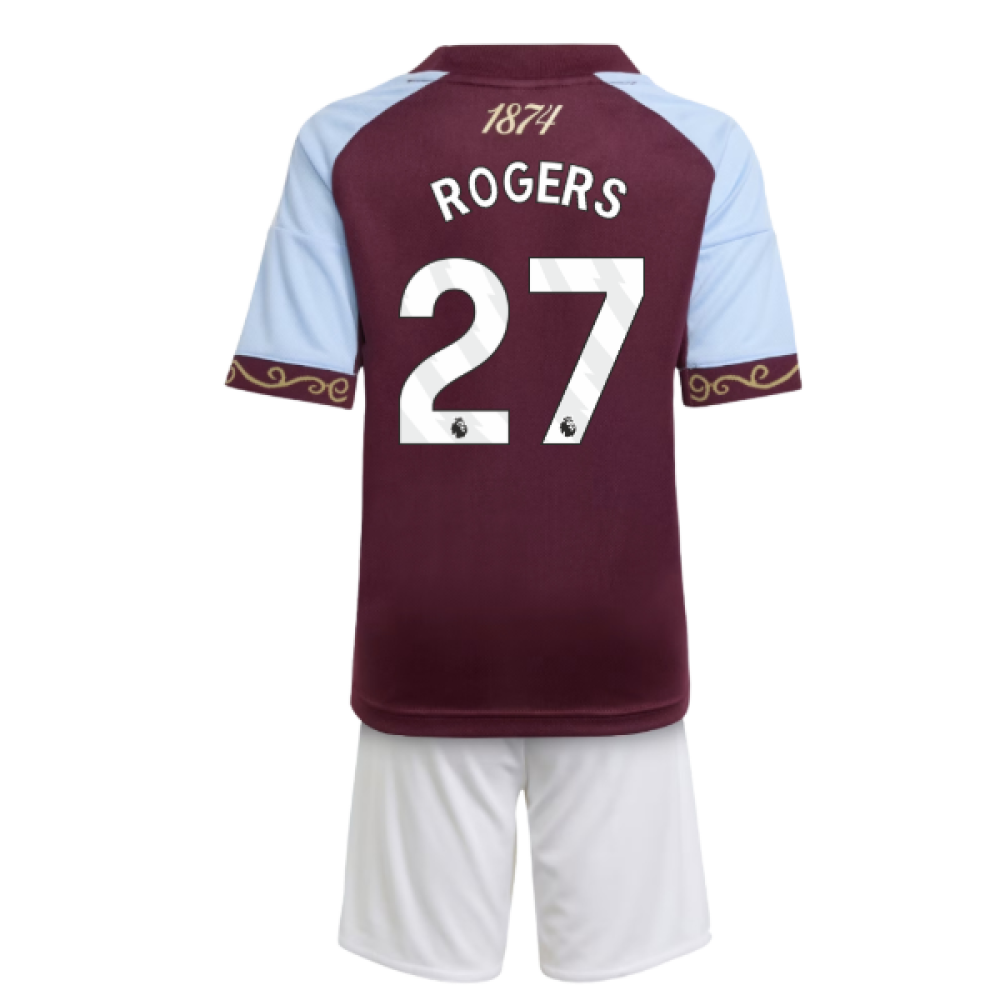 2025-2026 Aston Villa Home Mini Kit (Rogers 27)
